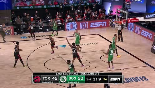 【NBA集锦】张手就有 鲍威尔底角关键三分稳稳命中