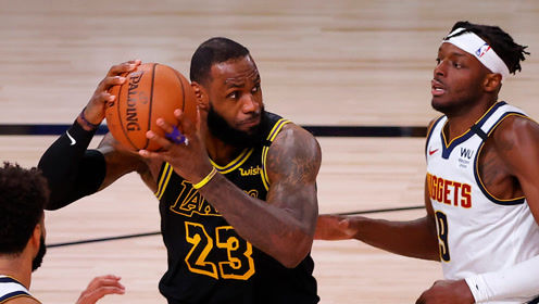 【NBA集锦】詹姆斯vs掘金集锦 砍下26+11+4包揽湖人开场前12分