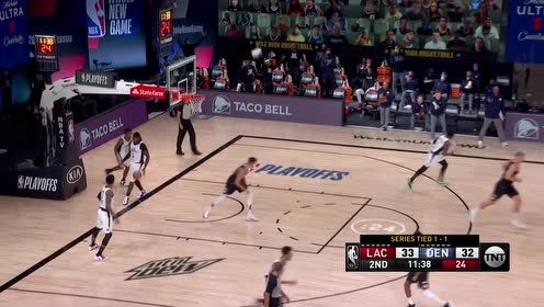 【NBA集錦】這么小的空間也敢玩雙人配合 普拉姆利妙傳波特雙手暴扣