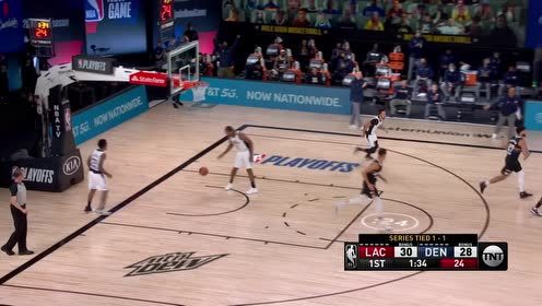【NBA集錦】格蘭特拉桿上籃不中 波特騰空而起雙手補扣