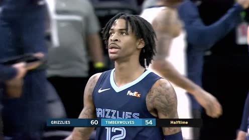 【NBA集錦】壓哨！莫蘭特命中壓哨三分忍不住偷笑