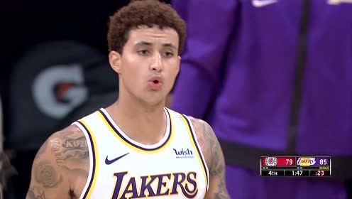 【NBA集錦】快船81-87湖人 洛城德比小卡低迷哈雷爾兩雙湖人小勝