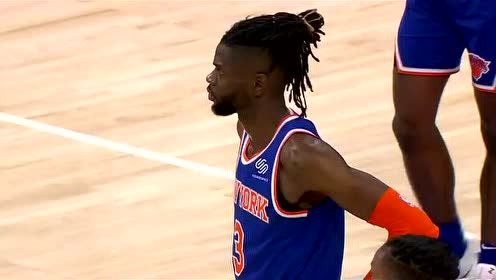 【NBA集锦】不让人省心!斯图尔特肘击诺埃尔被罚下