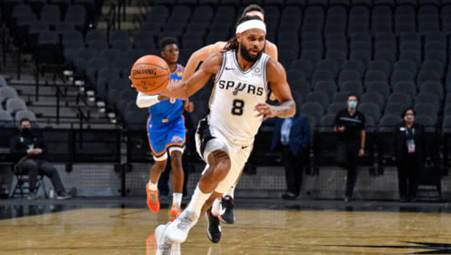 【NBA集锦】米尔斯vs雷霆集锦 独揽24分高效投射难挽颓势