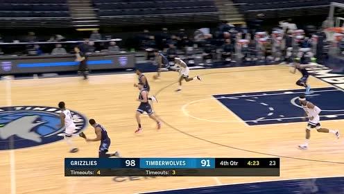 【NBA集錦】這個失衡球很拼了 奧科吉后仰投籃穩(wěn)穩(wěn)打進(jìn)