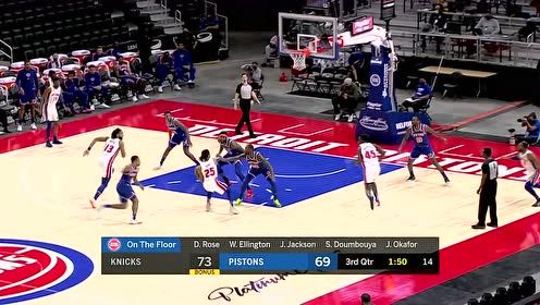 【NBA集锦】配合默契!罗斯吸引防守击地妙传敦布亚空切暴扣
