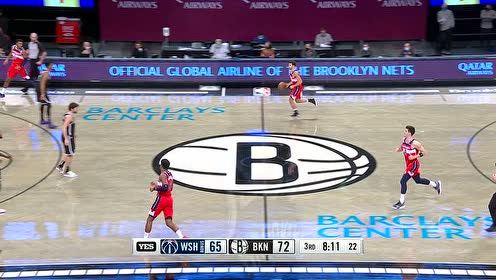 【NBA集錦】突分威脅太大 杜蘭特喂餅卡巴羅雙手灌籃
