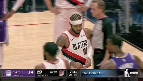 【NBA集錦】上場就火力全開！安東尼底角三分一箭穿心