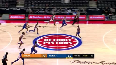 【NBA集锦】活塞众将饿虎扑食抢断反击 约什杰克逊反击上篮一条龙终于开张