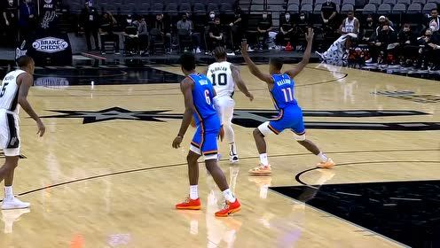 【NBA集锦】如入无人之境 德罗赞大步流星掀翻防守挥手上篮