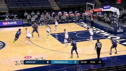 【NBA集錦】莫蘭特神奇助攻瓦蘭吃餅 灰熊內(nèi)外連線不可阻擋