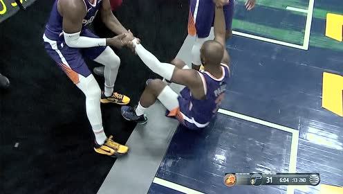【NBA集錦】保羅得到太陽(yáng)首分 單吃米切爾拋投打進(jìn)2+1