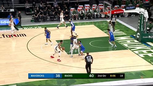 【NBA集锦】非常规武器!字母哥中距离跳投手拿把攥