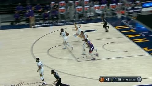 【NBA集錦】老康利不手軟 接球超遠(yuǎn)三分輕松命中