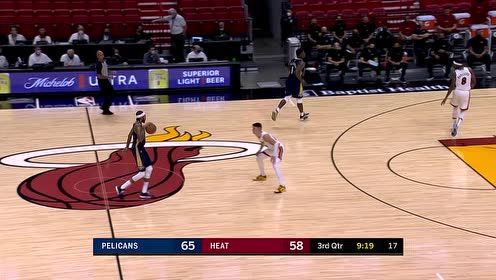 【NBA集锦】英格拉姆自信干拔三分 这姿势有点像那个男人