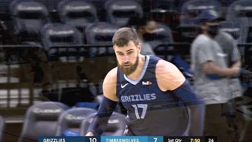 【NBA集錦】再來一記連線！瓦蘭丘納斯籃下暴扣得手
