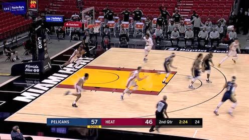 【NBA集锦】这球有点飘逸 英格拉姆强势突破暴扣点燃球场