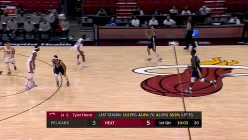 【NBA集锦】新星对飚 英格拉姆犀利后撤步2+1回应希罗