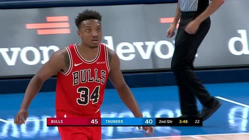 【NBA集锦】拉文一招回头望月 怀特不看人妙传卡特挂筐暴扣