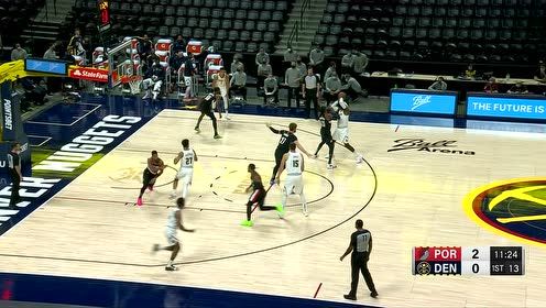 【NBA集錦】這是什么手感 穆雷開場內(nèi)突外投連砍8分