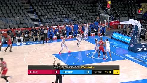 【NBA集锦】先来试试手感!怀特突破妙传底角拉文三分穿网