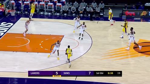 【NBA集錦】一次不行那就兩次 詹姆斯人縫穿花連線濃眉干拔暴扣