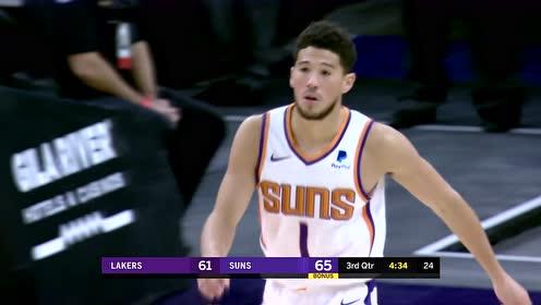 【NBA集錦】張弓搭箭百步穿楊 布克極限三分驚艷絕倫