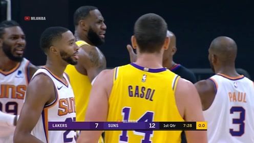 【NBA集锦】小加索尔vs太阳集锦 四分卫长传助飞浓眉