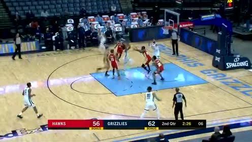 【NBA錄像回放】NBA季前賽：老鷹vs灰熊 第2節(jié)中文解說回放