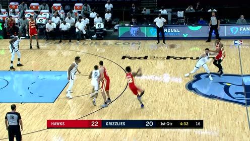 【NBA集錦】克拉克搶斷送助攻  莫蘭特寫意拉桿