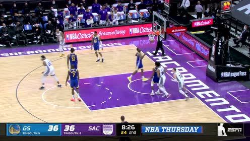 【NBA集锦】勇士在防守端彻底崩溃 希尔德反击连线盖伊上篮得手