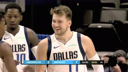 【NBA集锦】中锋化身喂饼狂魔 东契奇节奏上篮笑成孩子