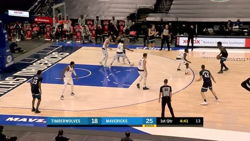 【NBA集锦】状元郎展现逆天天赋 爱德华兹超远三分回敬东契奇
