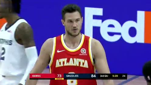 【NBA錄像回放】NBA季前賽：老鷹VS灰熊 第3節(jié)中文解說回放