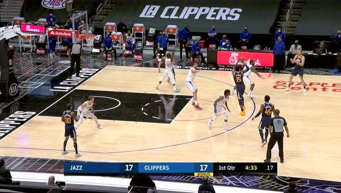 【NBA集錦】大塊頭的好處！祖巴茨無(wú)視身后兩人防守掛筐暴扣