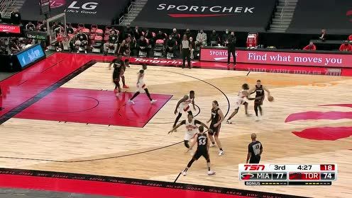 【NBA集錦】全憑個(gè)人實(shí)力！洛瑞一挑三翻身跳投輕取兩分