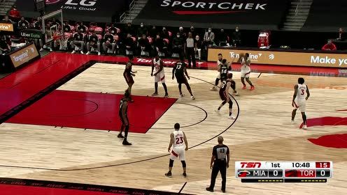 【NBA集錦】開局對(duì)飆！洛瑞三分線接球就扔歐克帕拉底角還以顏色