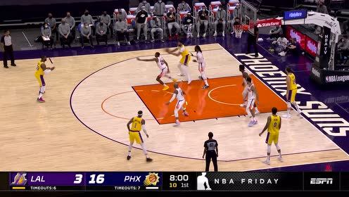 【NBA集锦】浓眉背打吸引防守 老詹埋伏轻松飚中三分