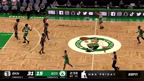 【NBA集錦】聽說想拿總冠軍必須有格林？  杰夫格林接阿倫助攻三分輕松入網(wǎng)