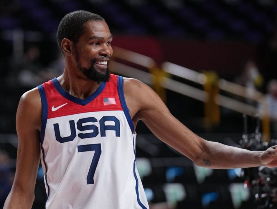 杜兰特超越卡梅洛成为美国奥运会历史上得分最高的选手