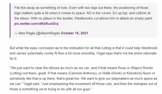 湖人最新进攻计划曝光 更多传球 空切考验詹皇 揭幕战克勇士 球迷屋