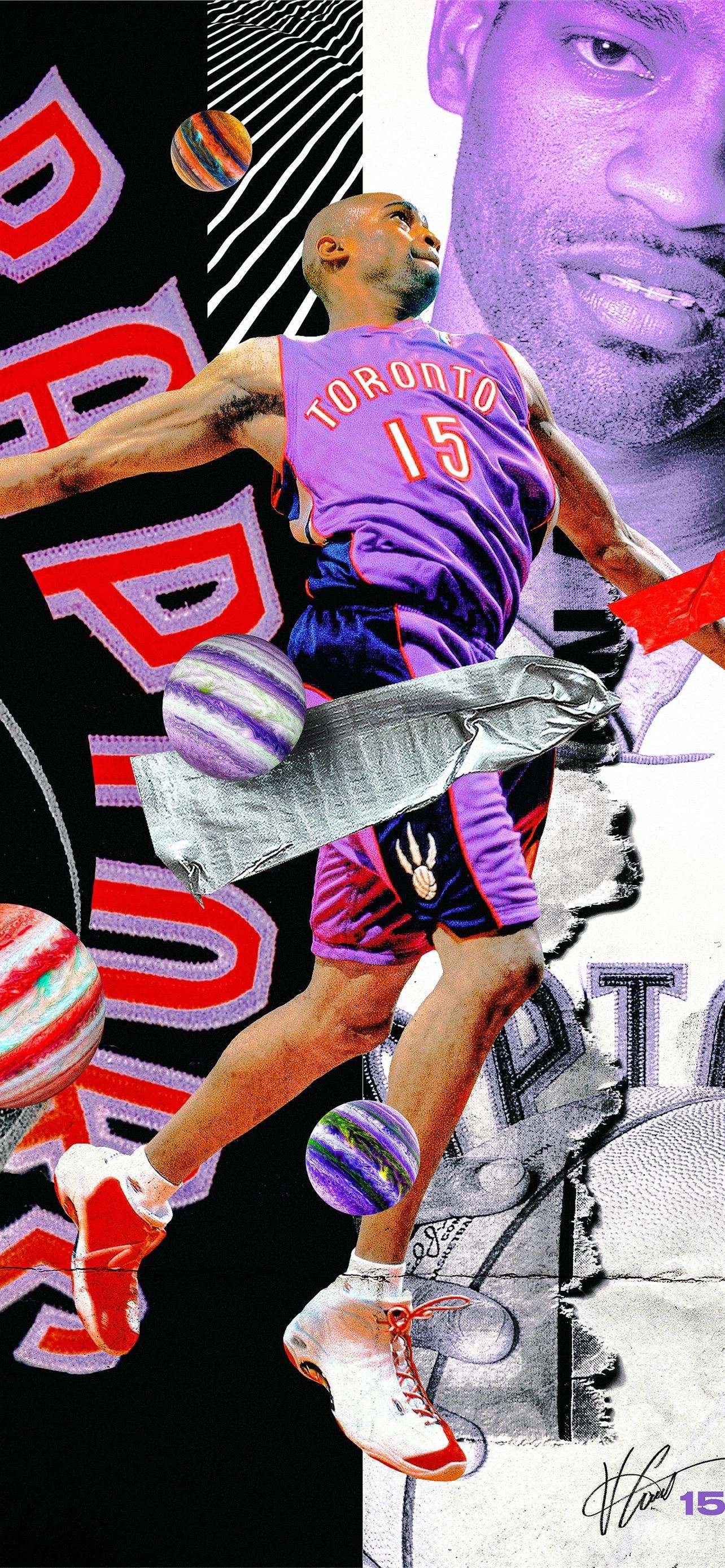 NBA半神卡特劲爆扣篮高清手机壁纸合集（B17） - 球迷屋