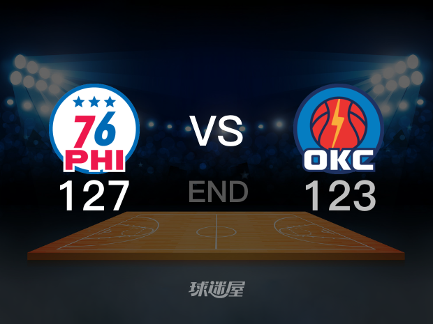 【2023年11月26日 76人vs雷霆集锦】76人127-123雷霆