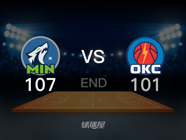 【2024年01月30日 森林狼vs雷霆集锦】森林狼107-101雷霆
