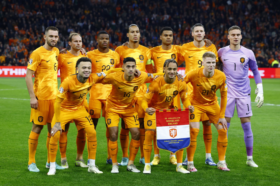 范戴克领衔后防天团！2024欧洲杯荷兰队公布欧洲杯26人阵容名单