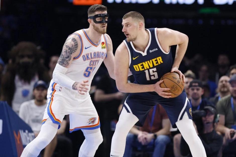 NBA季后赛掘金vs雷霆半场战报 亚历山大全面爆发 雷霆半场领先掘金10分
