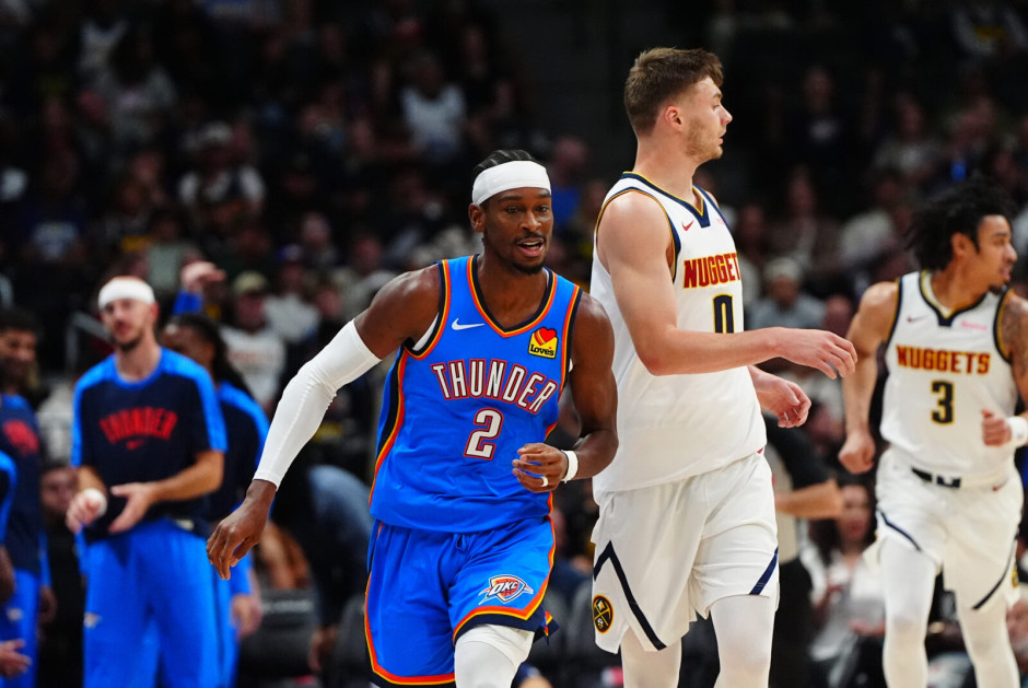 NBA季后赛掘金vs雷霆预测分析 雷霆背水一战亚历山大带队誓要扳平比分！