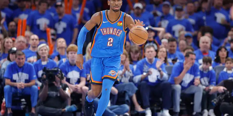 NBA季后赛雷霆vs森林狼半场战报 亚历山大半场低迷！兰德尔20分率队领先4分！