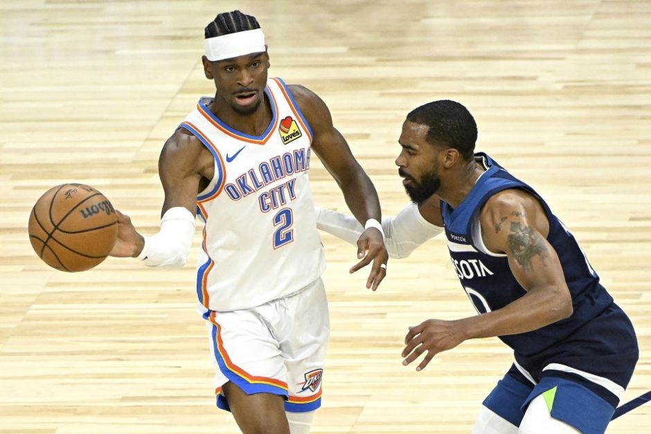 NBA西决雷霆VS森林狼半场战报：亚历山大21+5+6爆发 华子仅4分梦游