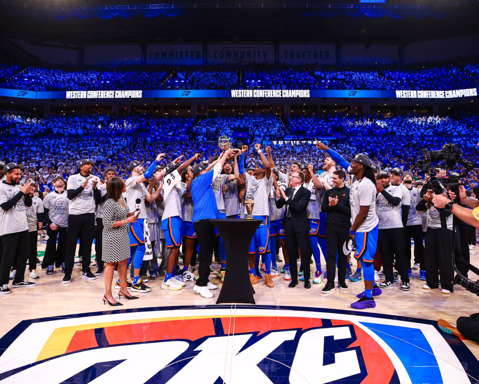 NBA季候赛西部决赛落下帷幕 雷霆4-1晋级总决赛 爱德华兹还不是领袖